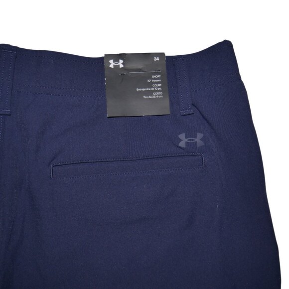 Under Armour Men's Performance Golf Shorts Size 34 Navy Blue NWT - Picture 8 of 11